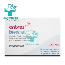 Onbrez Breezhaler 300mcg Novartis - Thuốc trị tắc nghẽn đường thở